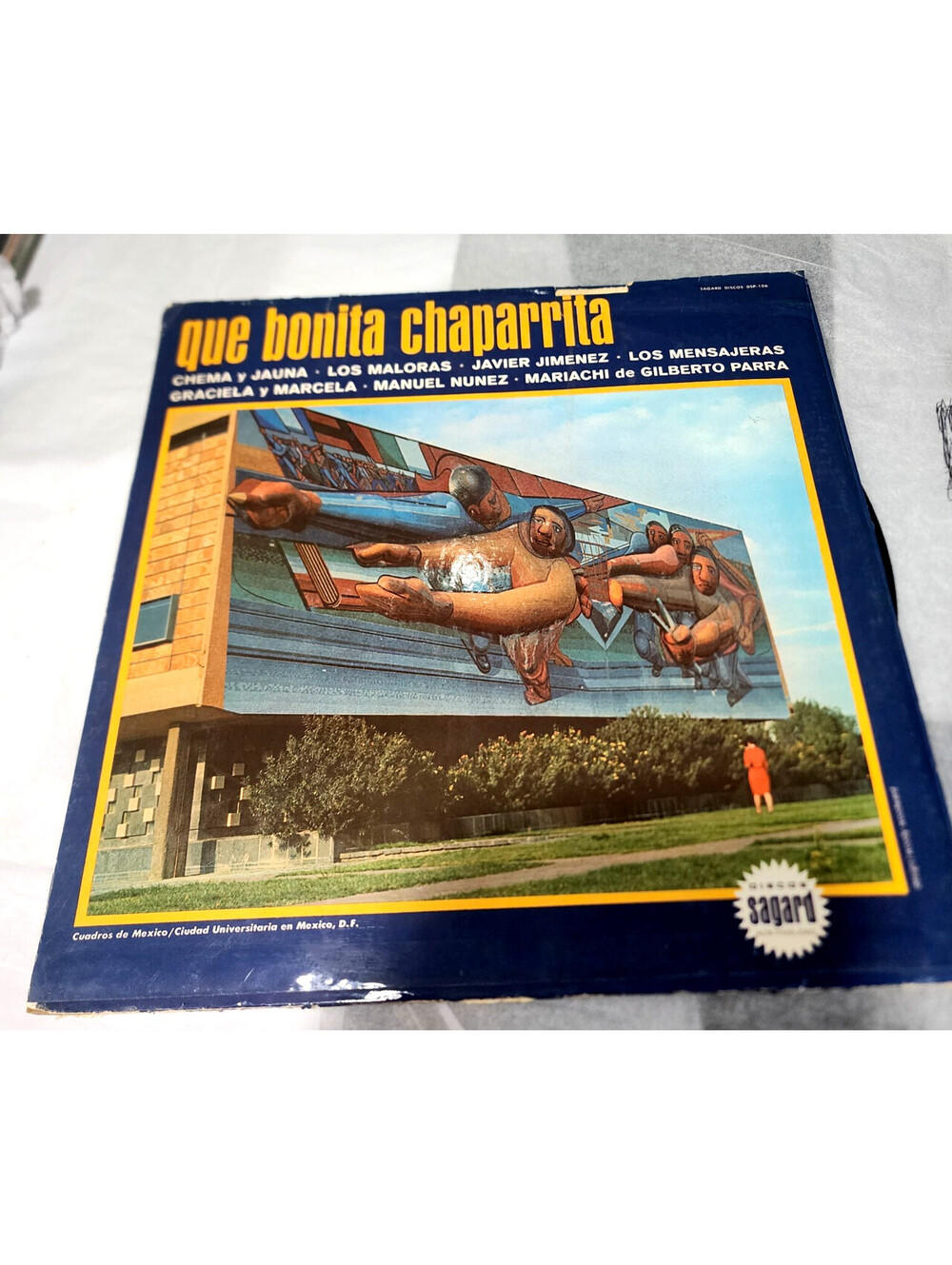 Varios Que Bonita Chaparrita Vinyl LP Discos Sagard LP-106 Mariachi Tex Mex
